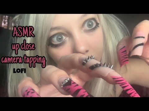 ASMR up close camera tapping lofi🐾🤭 (fast and aggressive) 