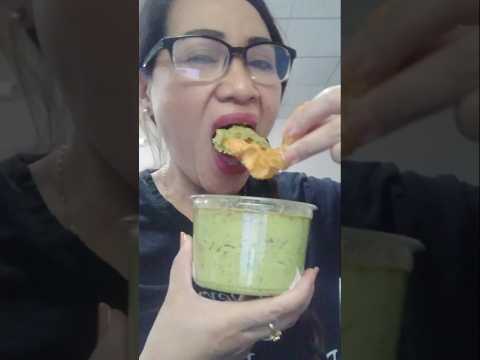 CHICHARON WITH GUACAMOLE #food #everyone #challenge #mukbang #food #shortsfeed