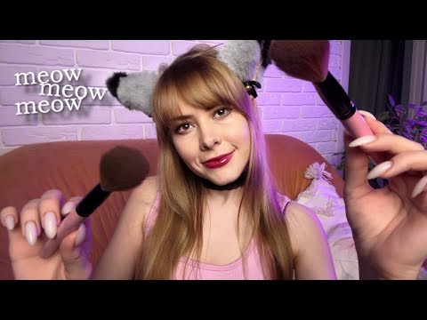 АСМР та самая кошечка🐈💕/ ASMR purring kitty / whisper