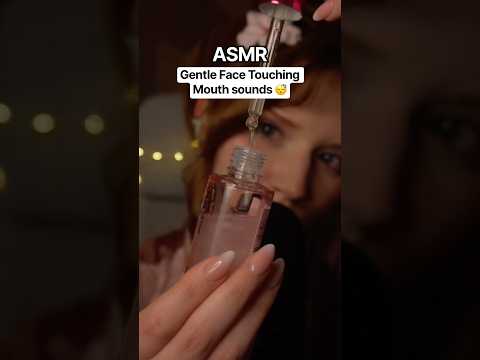Full ASMR👆Mouth sounds Face touching Skin care 😴