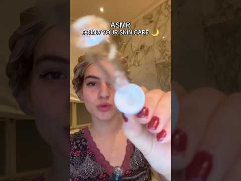 ASMR DOING UR SKINCARE #asmr #relax #triggersforsleep #asmrtriggers #asmrsounds #tingles #asmr video