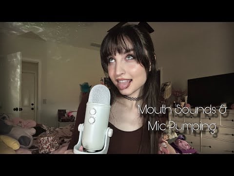 Mic Pumping & Mouth Sounds ASMR (Mic Triggers, PAC MAN Trigger) Fast & Aggressive ASMR 