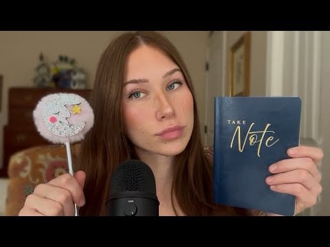 ASMR Writing Trigger Words ✍️ | Close Whispering & Page Turning