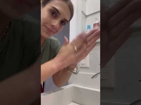 ASMR rotina de skincare noturna pós live no tktk ♥️