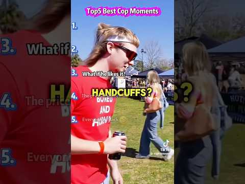 Best 5 cop moments 🤣 #funny #police #usa