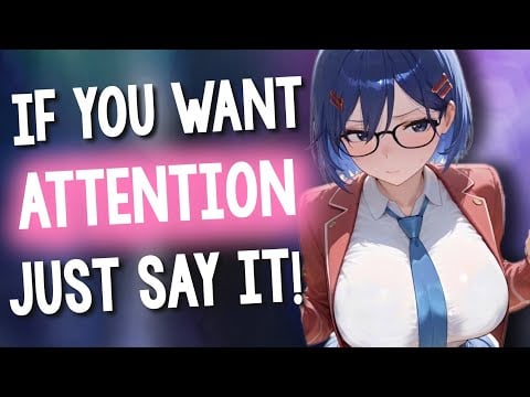 "Do you like me, or what?!" Grumpy Office Manager Catches You Staring at her! 💕 [ASMR RP | Romance ]
