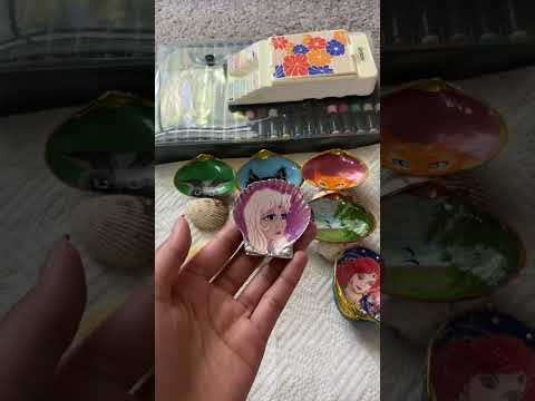Get creative and paint your seashells!