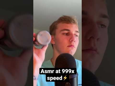 Asmr at 999x speed