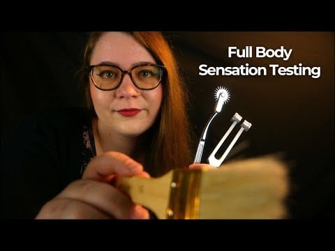 Nervous System Reset: Full Body Sensation Testing (Soft/Sharp, Cold/Vibration, Etc)💤 ASMR Roleplay