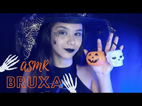 ASMR HALLOWEEN: BRUXA FAZENDO POÇÃO DO SONO | Witch Roleplay | Mouth Souns, Tapping, Scratching