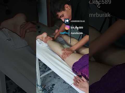 ENERGIZING MASSAGE THERAPY FOR BACK LEGS AND FEET #satisfying #relaxing #asmr #shorts #massage