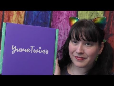 Whispered Asmr - Unboxing CUTE YUME TWINS box  - Kawaii Goodies!!!