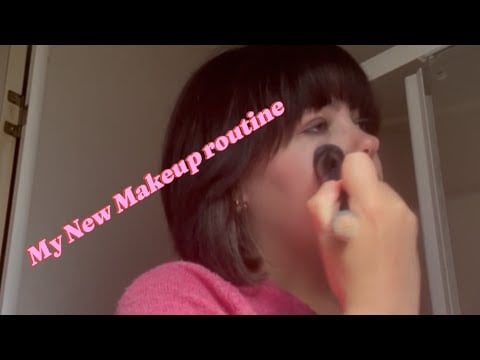 ASMR- Nervous me after i got a haircut - next is slapping a lot  of foundation on