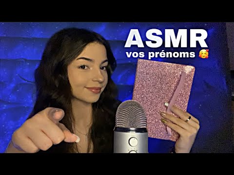 #ASMR - Vos Prénoms #3 ✨