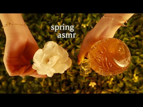ASMR | You're in a fairy garden 💐✨(personal attention, facial, whispering, layered sounds)