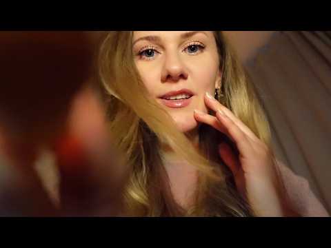 Slow Whispers and Soft Face Tracing | Deep Sleep ASMR