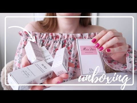 ASMR suomi - UUDET MEIKIT DIOR unboxing & esittely - ASMR LUXURY MAKEUP products - Dior beauty