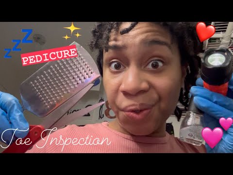 ASMR - Foot Exam & Pedicure (Kymberly)