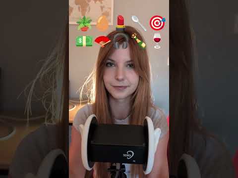 ASMR - Emoji 🎯 #relax #visualtingle #asrm #mouthwhisper #emoji