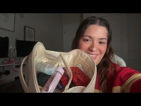 ASMR doing your makeup💄for your blind date- (soft gun chewing & personal attention) 