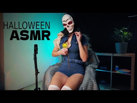 Halloween ASMR: Fabric scratching, Makeup Brushes, Plastic Wrap & Popit Sounds