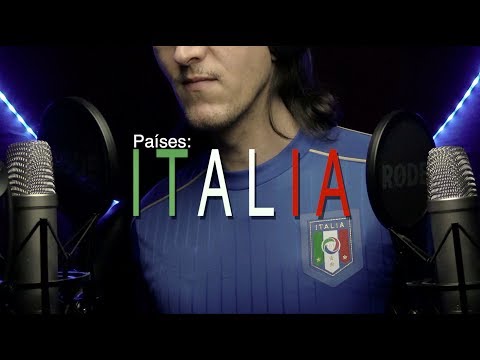 [ASMR] PAÍSES: I T A L I A 🇮🇹🎧🇮🇹(Italiano/Español)