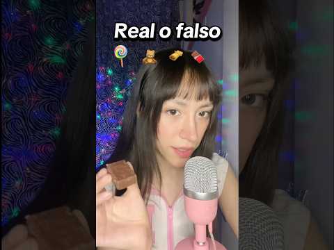 Real o falso #ASMR #asmrvideo #reels #asmrfood