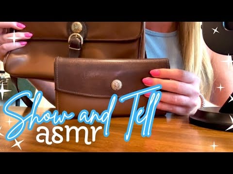 My first ASMR video 😴 💤 tingly vintage handbags, dior blush (soft spoken)