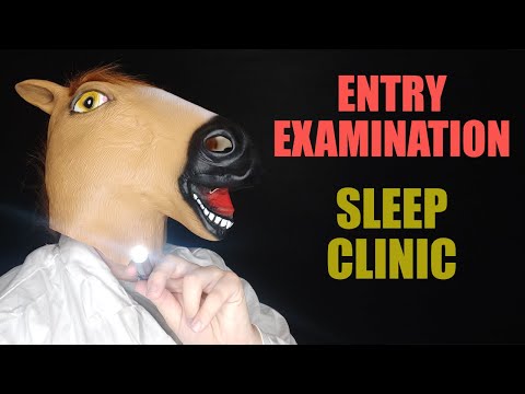First ASMR roleplay - sleep clinic that's not horsing around. (breathy, soft spoken)