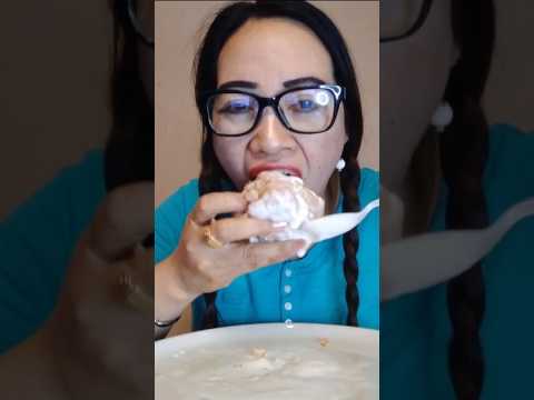 BURRITO WITH ICE CREAM #mukbang #everyone #shortsfeed #food #challenge #eating