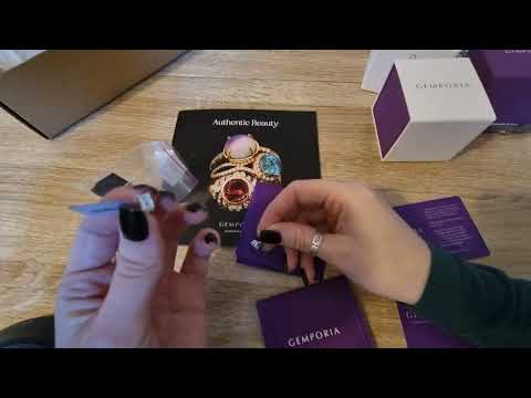 ASMR Christmas jewellery present show and tell whispers