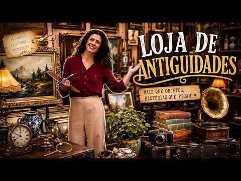 ASMR NO COMERCIO | LOJA DE ANTIGUIDADES 