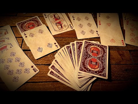 ASMR REQUEST! Card playing! Solitaire! (No talking) Card flipping & shuffling.