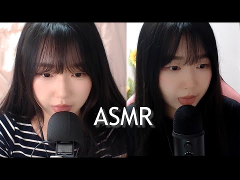2개의 마이크로 느린메롱 한시간ASMRㅣSlow Tingly 2 microphones