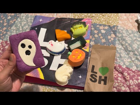 ASMR Lush Haul | Halloween 🎃 👻 &  Whisper Paper Crinkles