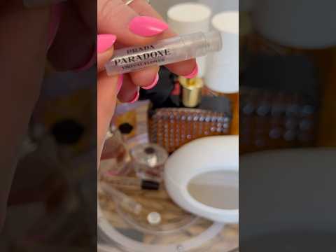 Perfume Collection ASMR #asmr #perfume #prada #fragrance
