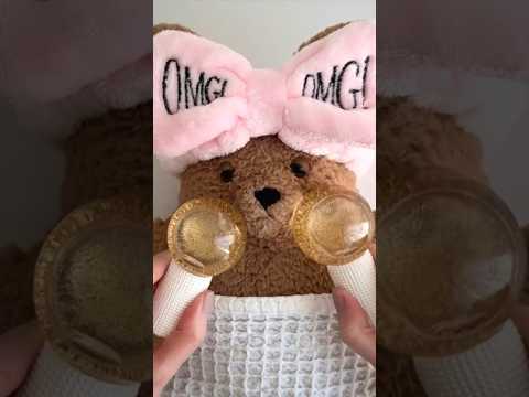 asmr spa | skincare 🐻✨ #spatreatment #asmrskincare #asmrsuomi