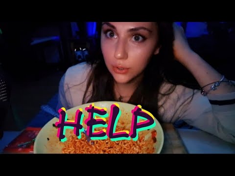 FAIL... ASMR, które Cię nie uśpi 😬 Testuję OSTRY MAKARON SAMYANG i próbuję nie umrzeć 🫠💋
