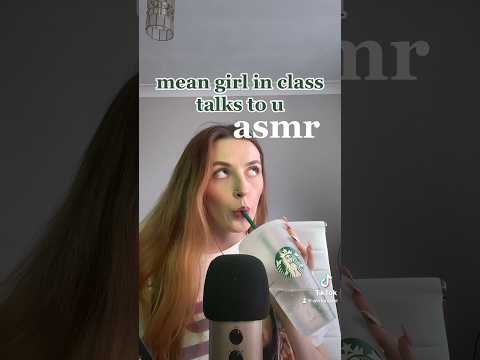 pov the mean girl in class talks to u - ASMR