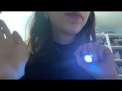 asmr cranial nerve exam (testing your brain)