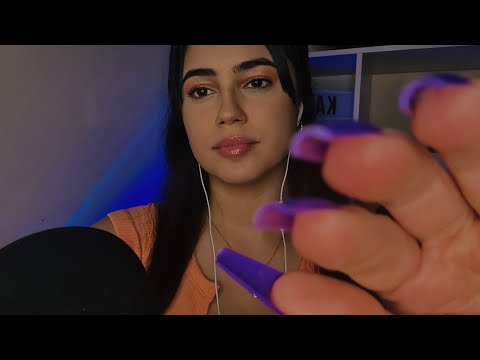 ASMR| Comforting Screen Tapping & Scratching To Make Your Eyes Heavy😴🌙*with positive affirmations*
