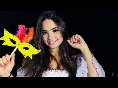 ASMR:TUTORIAL DE MAQUIAGEM DE CARNAVAL