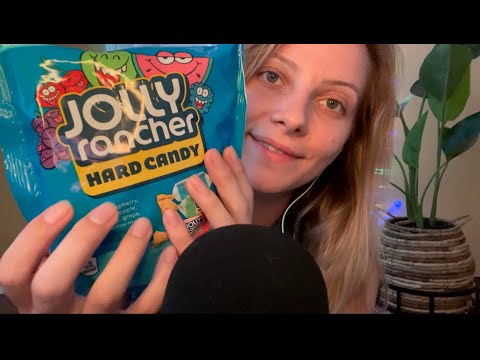 Eating Jolly Ranchers (ASMR)