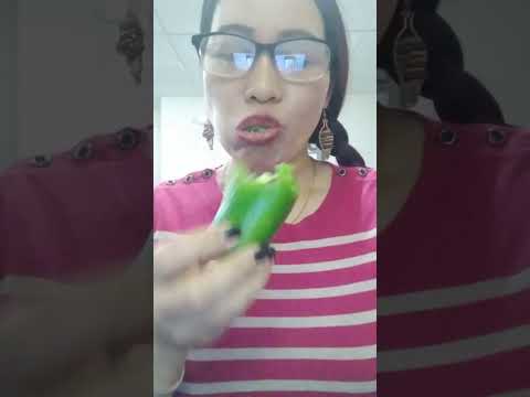 HOT JALOPENO MUKBANG #everyone #mukbang #shortsfeed #chili #eating