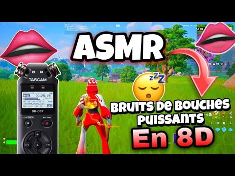 ASMR Français • BRUITS DE BOUCHES PUISSANTS EN 8D AVEC LE TASCAM 👄