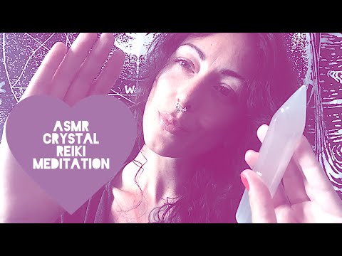 ASMR CRYSTAL REIKI HEALING | DEEP GUIDED RELAXATION | VISUAL ASMR TRIGGERS | WHISPERED