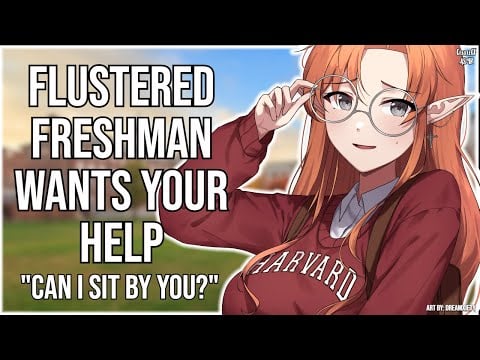 3DIO ASMR | Flustered Freshmen Elven Exchange Student want your Help! 🎒📚 | School Themed RP