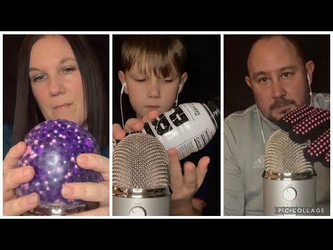 My Family Tries ASMR!! (really tingly)