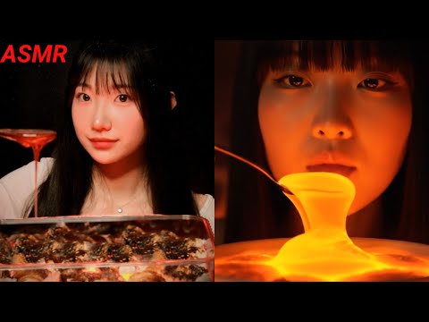 ASMR ai하고 용암 먹방 대결