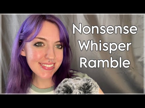 ASMR Whispering Nonsense Until You Fall Asleep ~ up close, ear to ear